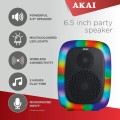 Portable LED Party Speaker, Akai A58198 6.5" - Gadget Man Ireland