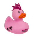 Punk Squeaking Duck - Elevate Your Bath with Gadget Man's Playful Rubber Duck