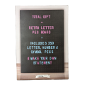 Gadget Man Ireland - Retro Peg Memo Board with 350 Letters and Numbers