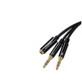 UGREEN Headphone Mic Splitter Braided 3.5mm Jack Headset Audio Adapter - Gadget Man Ireland