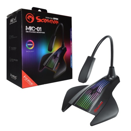 Marvo Scorpion MIC-01 RGB Gaming Microphone | USB Powered | Gadgetman