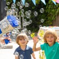 Gadgetman-Giant Bubble Gun with LED Bubbles XL - Mesmerizing Outdoor Fun"