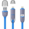 2 in 1 For iPhone & Android USB Cable