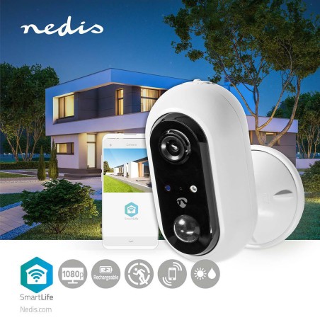 Gadget Man Ireland - Nedis Outdoor Rechargeable Wifi IP Camera