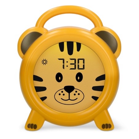 Gadget Man Ireland - Alecto A004696 - BC-100TIGER Sleep trainer, night light and alarm clock - Tiger