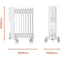 Gadget Man Ireland - Warmlite WL43004YW 2000W Oil Filled Radiator - White