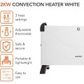 Gadget Man Ireland - Warmlite WL41007 Convection Heater White 2000W