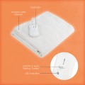 Gadget Man Ireland - Carmen C81195 Full Size Single Heated Under Blanket with Overheat Protection | White