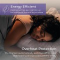 Gadget Man Ireland - Carmen C81193 Double Heated Under Blanket with Overheat Protection - White