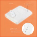 Gadget Man Ireland - Carmen C81197 Full Size Kingsize Heated Under Blanket | White