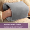 Carmen C85017GRY Spa Rechargeable Hot Water Bottle|Grey