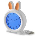 Gadget Man Ireland - Alecto A004517  BC100BUNNY Sleep trainer, Night Light and Alarm Clock - Bunny