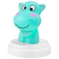 Gadget Man Ireland - Alecto A003990  SILLY HIPPO LED Night Light - Hippo - Blue