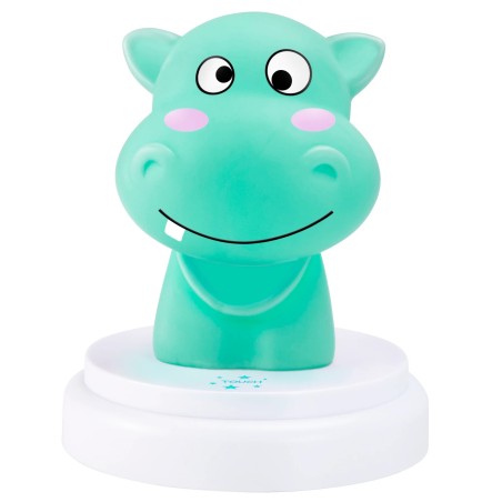 Gadget Man Ireland - Alecto A003990  SILLY HIPPO LED Night Light - Hippo - Blue