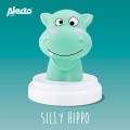 Gadget Man Ireland - Alecto A003990  SILLY HIPPO LED Night Light - Hippo - Blue
