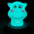 Gadget Man Ireland - Alecto A003990  SILLY HIPPO LED Night Light - Hippo - Blue