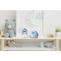Gadget Man Ireland - Alecto DBX-88 ECO Full Eco DECT Baby Monitor with Display - White/Blue