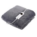 Gadget Man Ireland - Carmen C81148 Fleece Luxury Electric Heated Throw and Over Blanket | Grey
