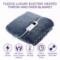 Gadget Man Ireland - Carmen C81148 Fleece Luxury Electric Heated Throw and Over Blanket | Grey