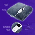 Gadget Man Ireland - Carmen C81148 Fleece Luxury Electric Heated Throw and Over Blanket | Grey