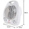 Gadget Man Ireland - Stay Warm Fan Heater with Temperature Thermostat