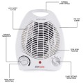 Gadget Man Ireland - Stay Warm Fan Heater with Temperature Thermostat