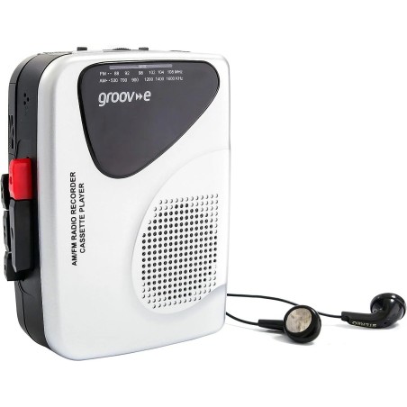 Groove Classic Cassette Recorder / Player,  AM/FM Radio - Gadget Man Ireland