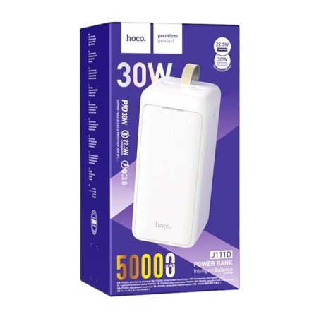 HOCO J111D Smart Charge PD30W Power Bank-50000mAh-Gadget Man