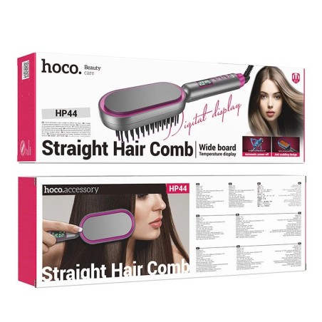 Gadget Man Ireland - Hoco HP44 Electric Straightening Hair Comb with Digital Display (EU)