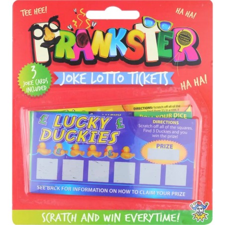 Gadgetman Ireland-Fake Lotto Tickets