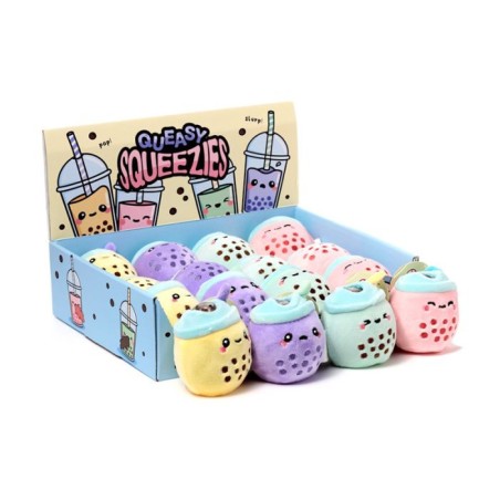 Gadget Man Ireland - Queasy Squeezies Foodiemals Bubble Tea Plush Squeezy Toy
