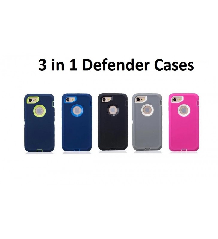 3 in 1 Heavy Duty Defender Case For Apple and Samsung