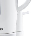 Gadget Man Ireland - Daewoo SDA1650 White 1.7L Plastic Kettle with Chrome Band