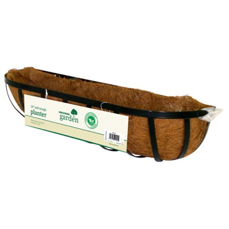 Gadget Man Ireland - Kingfisher WG24T 24 Inch Wall Trough Planter with Coco Liner