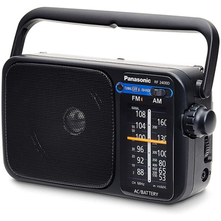 Gadget Man Ireland - Panasonic Portable RF2400DEB-K 2 Band AM/FM Radio