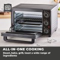 Gadget Man Ireland - Tower T14043 23L Mini Oven Black with Silver Accents