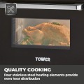 Gadget Man Ireland - Tower T14043 23L Mini Oven Black with Silver Accents