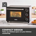 Gadget Man Ireland - Tower T14043 23L Mini Oven Black with Silver Accents