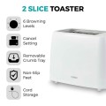 Gadget Man Ireland - Tower Presto PT20087WHT 650W 2 Slice Toaster
