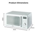Gadget Man Ireland - Tower T24041WHT 20L 800W Digital Microwave