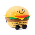 Gadget Man Ireland - Burger Plushie - I Like Big Buns and I Can Not Lie
