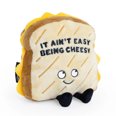 Gadget Man Ireland - Sandwich Plushie - It Ain't Easy Being Cheesy Plushie