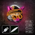 Gadget Man Ireland - Neon Art LED Cat Dreamer