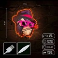 Gadget Man Ireland - Neon ART LED GANGSTA MONKEY