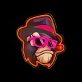 Gadget Man Ireland - Neon ART LED GANGSTA MONKEY