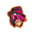 Gadget Man Ireland - Neon ART LED GANGSTA MONKEY