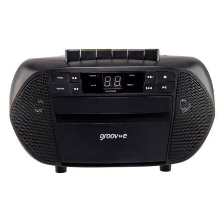 Groove BOOM BOX WITH CASSETTE DECK, CD & RADIO- Gadget Man Ireland