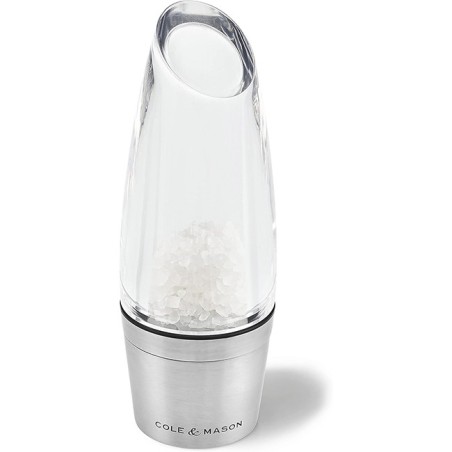 Gadget Man Ireland - Cole & Mason H308892P Milston Salt Mill, Acrylic and Stainless Steel, 140 mm