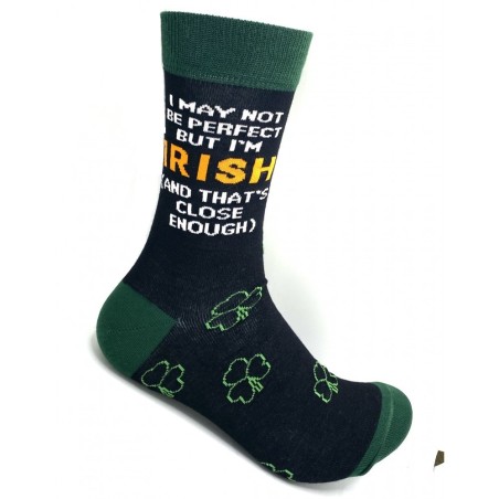 Gadget Man Ireland - Sock Therapy - I May Not Be Perfect but I'm Irish Sock