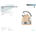 Gadget Man Ireland - CECOTEC Vintage Light Beige Kettle